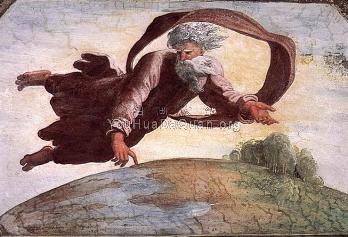 The Separation of Land and Water - 拉斐尔